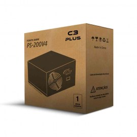 Fonte C3Tech ATX 200W PS-200V4 C3PLUS - 1